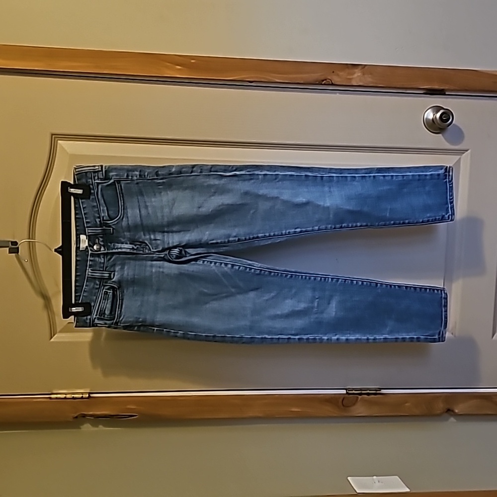 J. Crew Stretch Skinny Blue Jeans Size 24